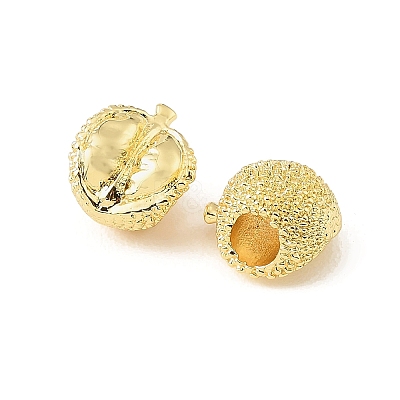 Durian Brass European Beads KK-CBA9CBD-21G-1