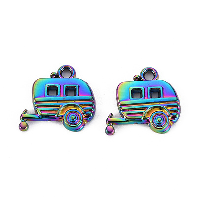 Rainbow Color Alloy Pendants LS-PALLOY-S180-114-NR-1