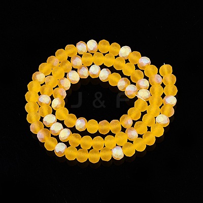 Transparent Glass Beads Strands EGLA-A044-T6mm-MB05-1