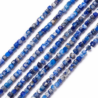 Natural Lapis Lazuli Beads Strands G-L581C-001-1