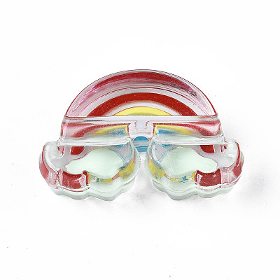 Transparent Acrylic Enamel Beads LS-OACR-N130-026-01-1