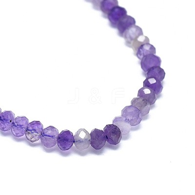Natural Amethyst Beads Strands G-F632-22B-1