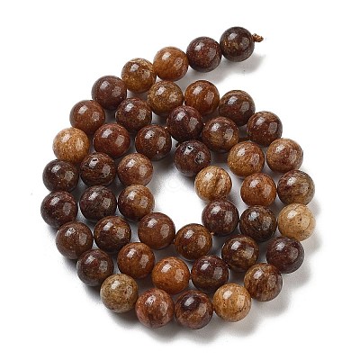 Natural Gemstone Beads Strands G-H045-A01-8MM-1