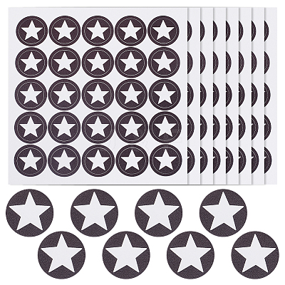 PVC Plastic Waterproof Stickers LS-DIY-WH0386-18B-1