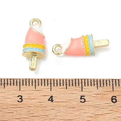 Alloy Enamel Pendants FIND-G108-02B-G-1