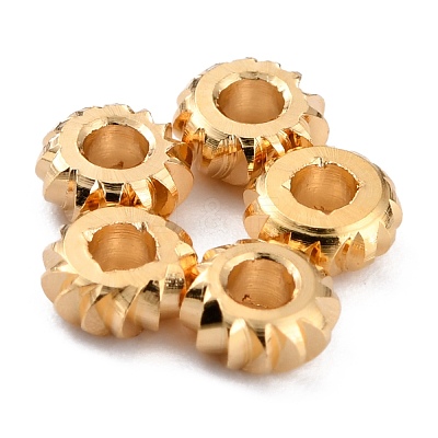 Brass Beads KK-O133-302C-G-1