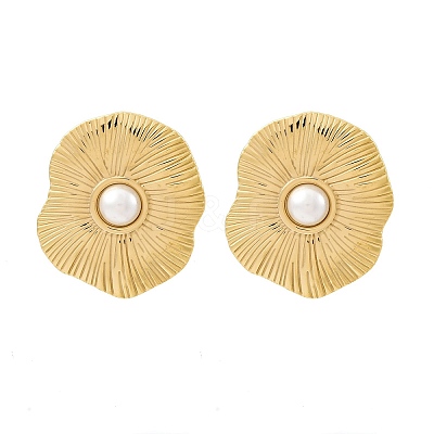 304 Stainless Steel Stud Earrings EJEW-B108-10G-1