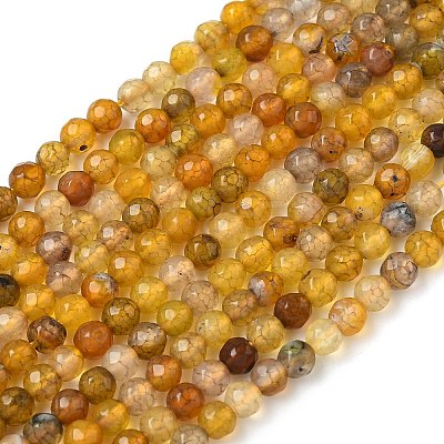 Natural Agate Beads Strands G-H302-A01-14-1