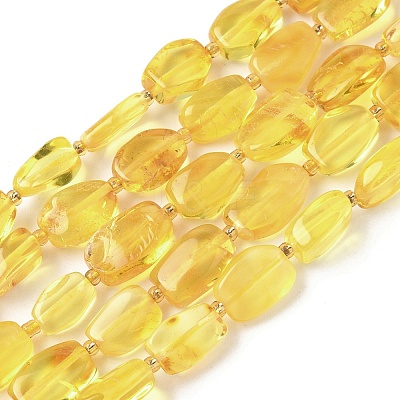 Natural Amber Beads Strands G-L095-C01-02-1