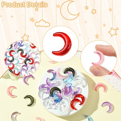 20Pcs Gradient Color Handmade Lampwork Beads LAMP-FS0001-17-1