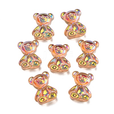 Cartoon Transparent Resin Cabochons RESI-G073-01F-1