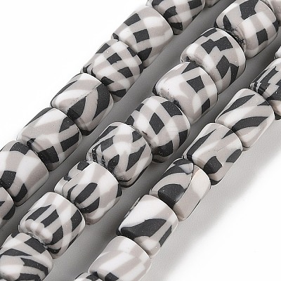 Handmade Polymer Clay Beads Strand CLAY-Z002-01F-1