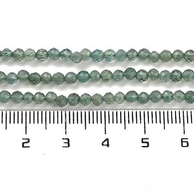 Natural Green Apatite Beads Strands G-G105-A01-02-1