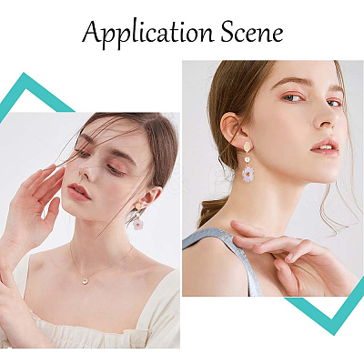 20Pcs Brass Stud Earring Findings KK-CN0003-35-1