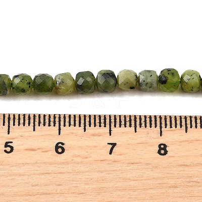 Natural Canadian Jade Beads Strands G-G259-C04-4x4mm-1