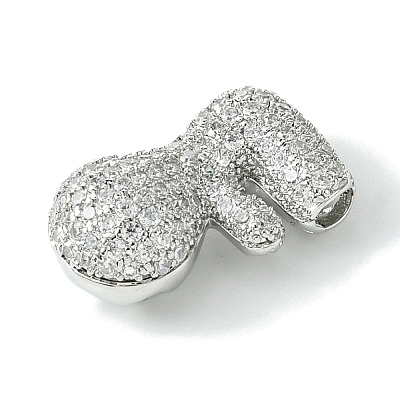 Rack Plating Brass Cubic Zirconia Pendants KK-S378-02P-F-1
