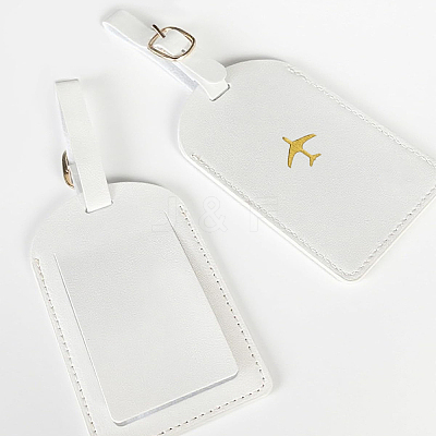 PVC Luggage Tags AJEW-CL0005-08B-1
