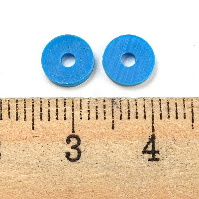 Handmade Polymer Clay Beads CLAY-R067-6.0mm-A33-1
