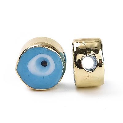 Handmade Evil Eye Lampwork Beads LAMP-P057-05G-03-1