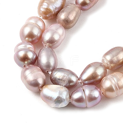 Natural Cultured Freshwater Pearl Beads Strands PEAR-I007-01B-01A-1
