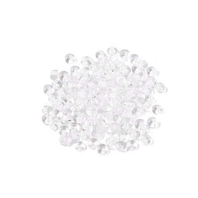 6/0 Inside Colours Transparent Glass Seed Beads X1-SEED-T007-07B-1