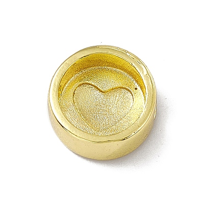 Brass Enamel Beads KK-F814-06G-02-1