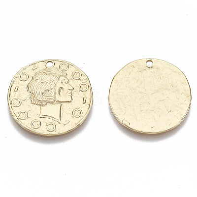 Brass Pendants KK-R126-026G-NF-1