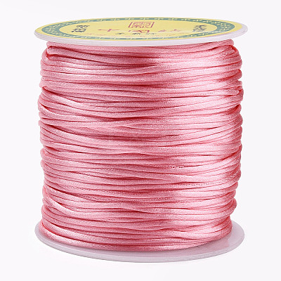 Nylon Satin Rattail Cords NWIR-R025-1.0mm-103-1