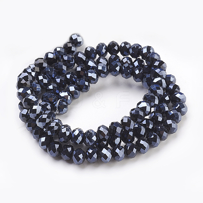 Electroplate Glass Beads Strands LS-GLAA-K027-FP-A01-1
