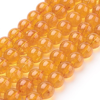Natural Quartz Crystal Beads Strands G-C076-10mm-6-1