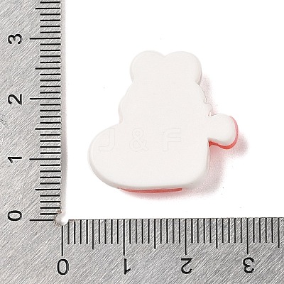 Animal Christmas Socking Theme Opaque Resin Decoden Cabochons RESI-S397-03E-1
