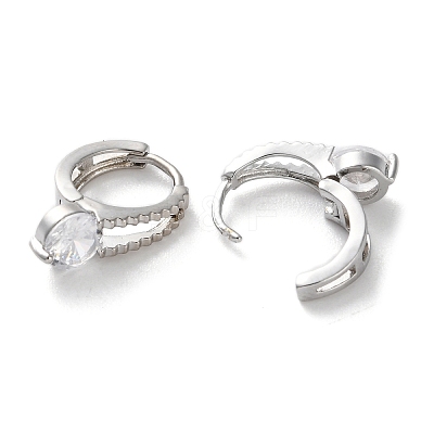 Brass Hoop Earrings EJEW-C121-08P-1