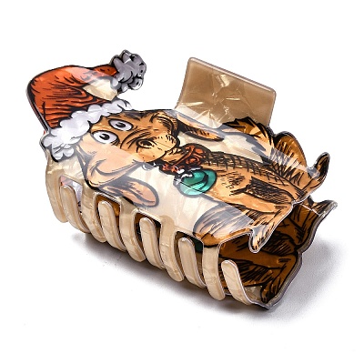 Christmas PVC Claw Hair Clips for Women Girls LS-PHAR-Z007-01D-1