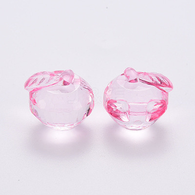 Transparent Acrylic Pendants TACR-T024-05B-903-1