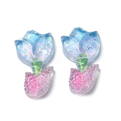 Transparent Epoxy Resin Decoden Cabochons X1-CRES-I030-16C-1