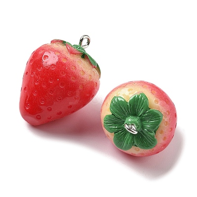 Opaque Resin Pendants RESI-Z038-08P-02-1