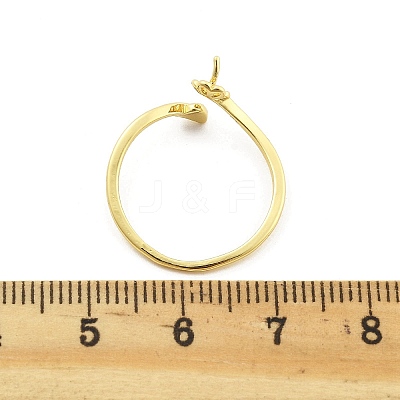 Leaf & Flower Brass Adjustable Ring Settings LS-KK-G527-01C-G-1