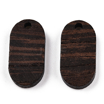 Natural Wenge Wood Pendants WOOD-T023-71A-01-1