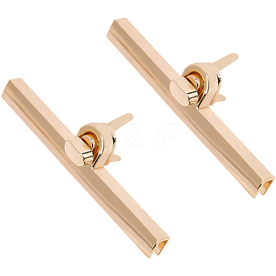 4Pcs Zinc Alloy Twist Bag Lock Purse Catch Clasps PURS-CP0001-03LG-1