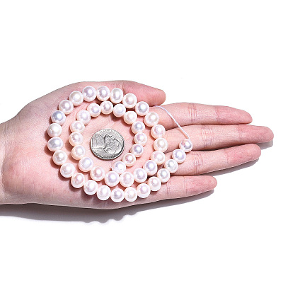 Natural Cultured Freshwater Pearl Beads Strands PEAR-N016-09B-1
