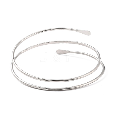 Wire Wrap Upper Arm Cuff Band X-AJEW-G033-07P-1