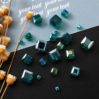 Electroplate Glass Beads Strands EGLA-TA0001-03B-1