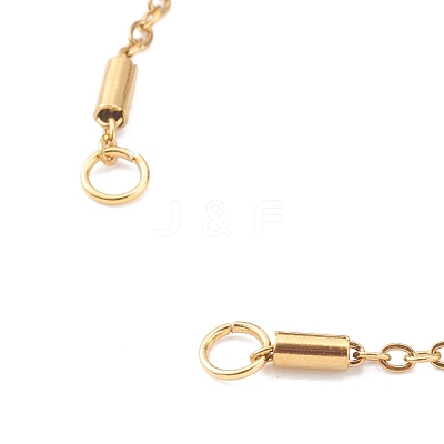 Handmade PVD Vacuum Plating 304 Stainless Steel Bracelet Making AJEW-JB00920-01-1