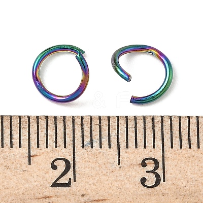 304 Stainless Steel Open Jump Rings STAS-Z150-01F-RC-1