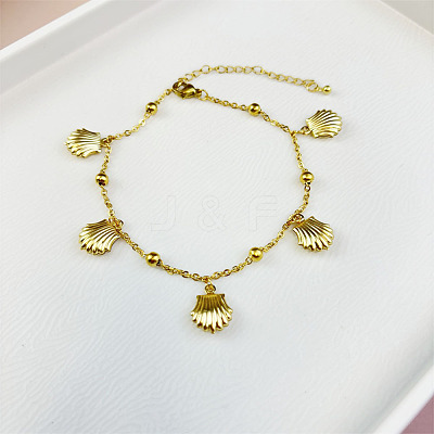Stainless Steel Ocean Aniamls Charm Anklets WGE5C5C-01-1