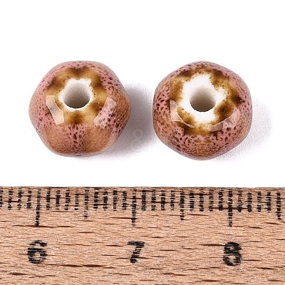 Vintage Handmade Porcelain Beads PORC-Q006-07I-1