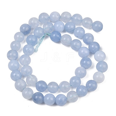 Natural Dyed White Jade Beads Strands GG-CBAEB22-B01-8mm-01-1
