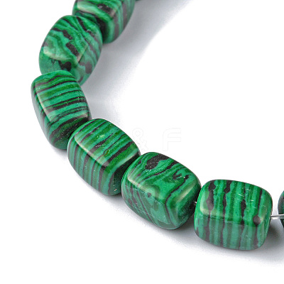 Synthetic Malachite Beads Strands G-F743-02J-1