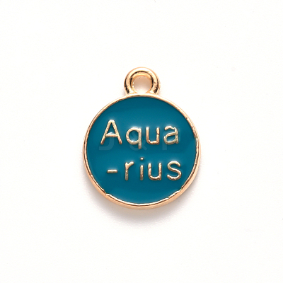 Alloy Enamel Pendants ENAM-S124-01B-05J-1