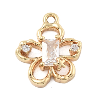 Bass Micro Pave Cubic Zirconia Pendants KK-D283-29G-1